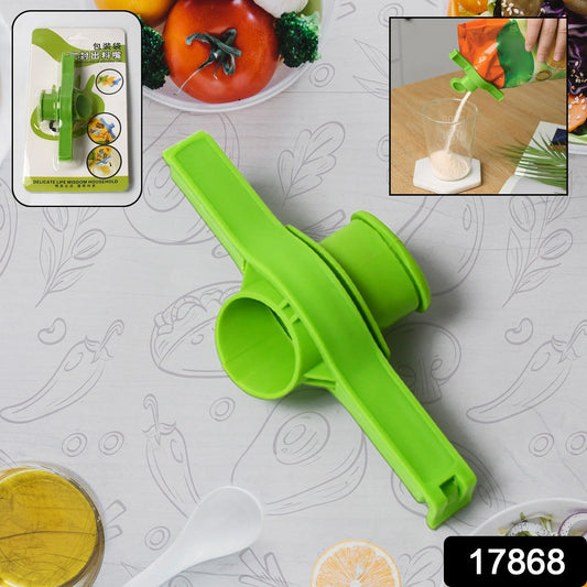 Food Storage Sealing Clip Solid Color Seal Pour Bag Clip Snack Bag (1 Pc)