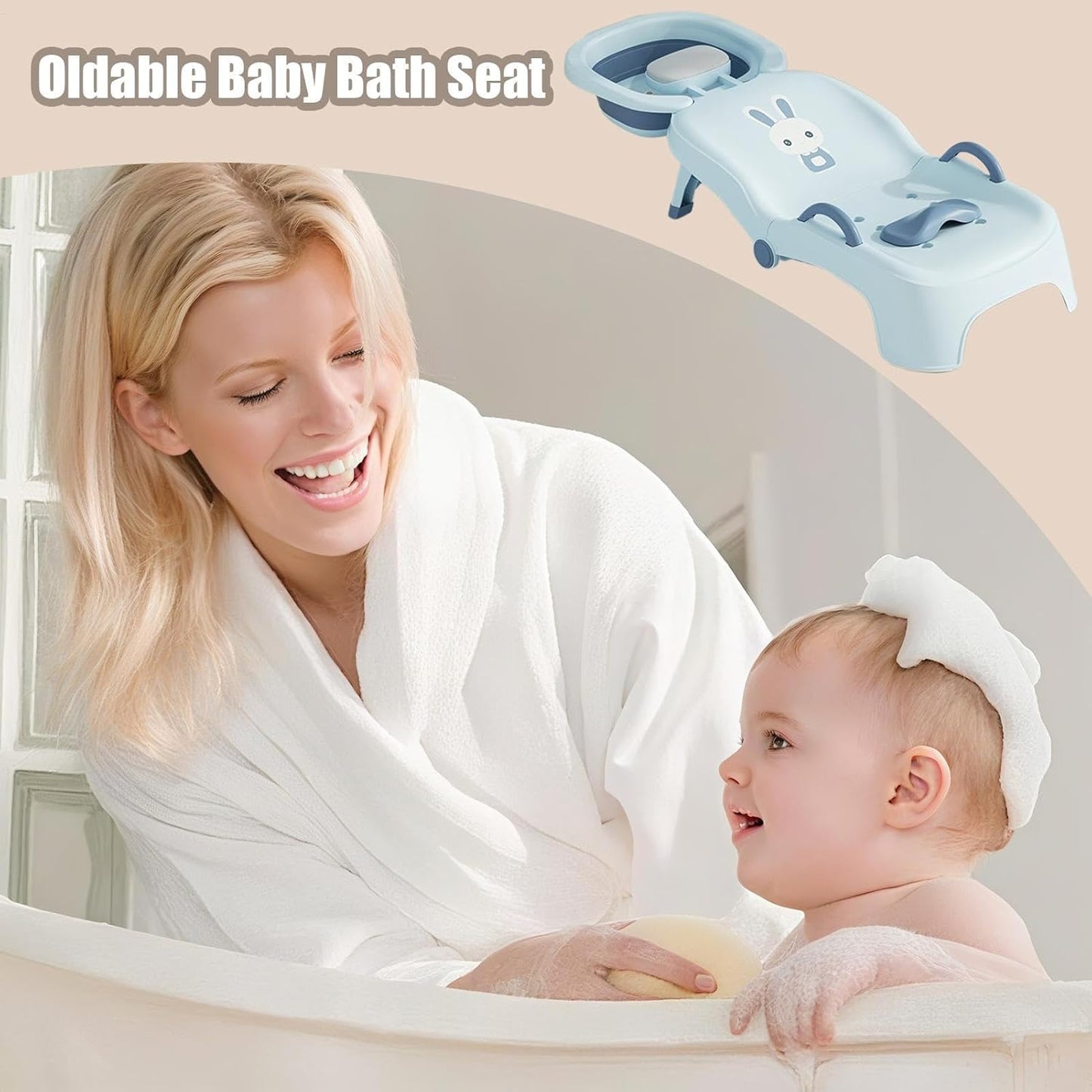 Baby Bath Foldable Reclining Chair