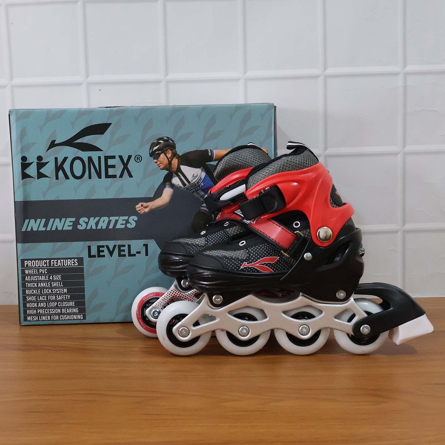 Professional Adjustable Inline Skates for Kids and Adults (Medium / 1 Pair)