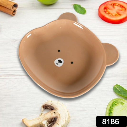 Durable Food Serving Plate, Bear Shaped Plate Cartoon Snack Plates (1 Pc)