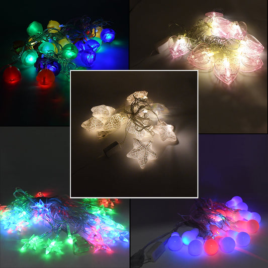 Home Decoration Diwali & Wedding LED String Light Indoor and Outdoor Light (1 Pc / Mix Design)