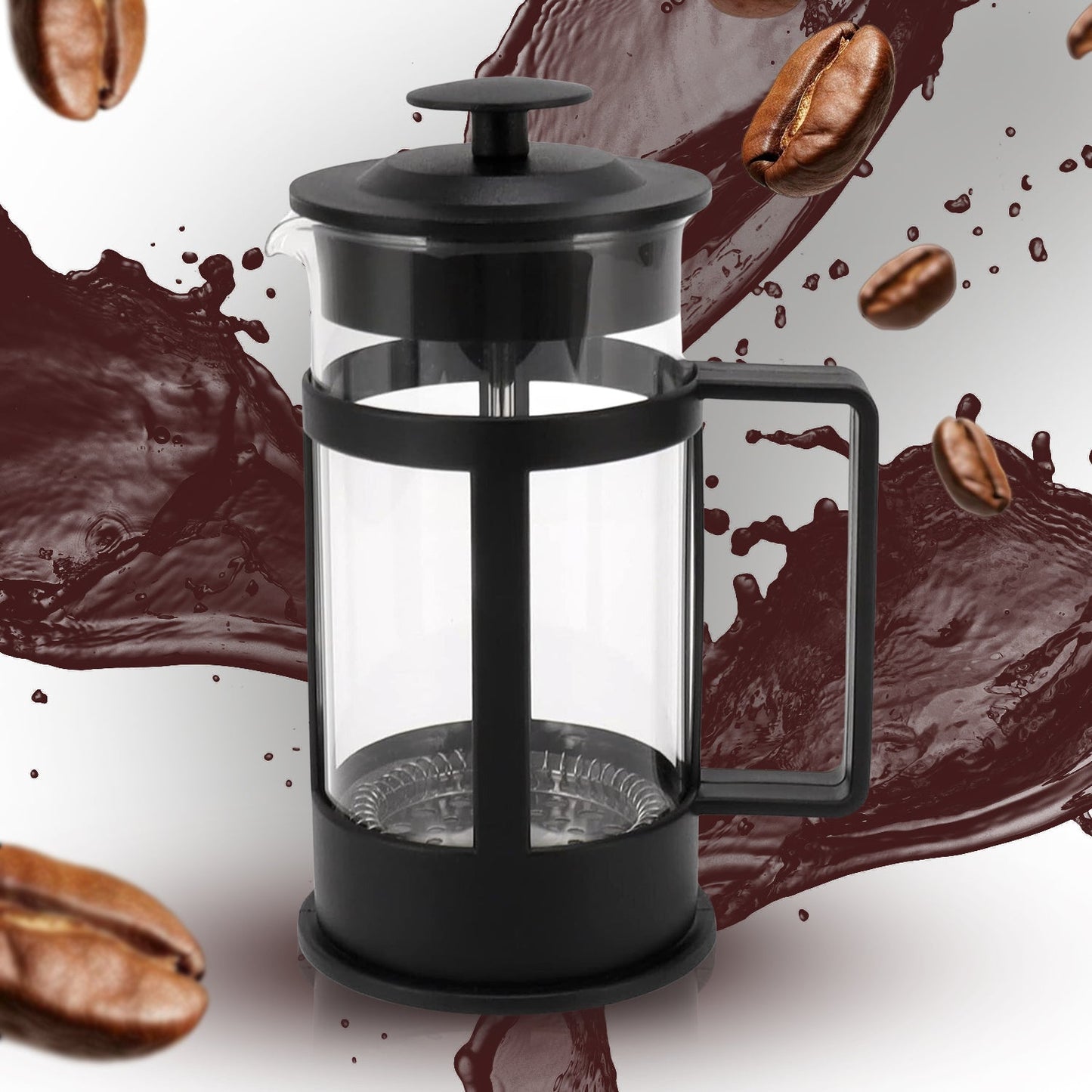 Coffee and Tea maker, Coffee Maker Glass Coffee Press Glass Teapot (Approx 350ml)