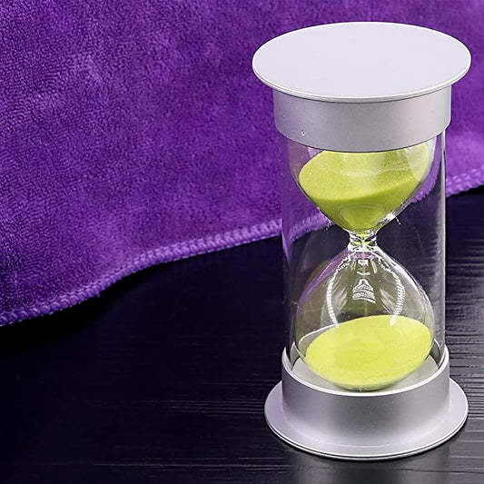 45-Minute Green Sand Timer – Hourglass Time Management Tool (Color: Green)