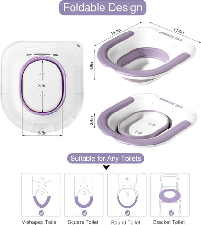 Foldable Home-Care Sitz Bath Basin