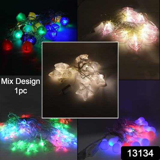 Home Decoration Diwali & Wedding LED String Light Indoor and Outdoor Light (1 Pc / Mix Design)