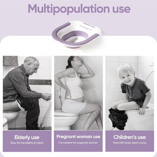 Foldable Home-Care Sitz Bath Basin