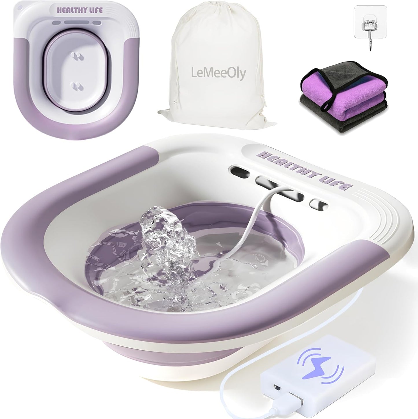Foldable Home-Care Sitz Bath Basin