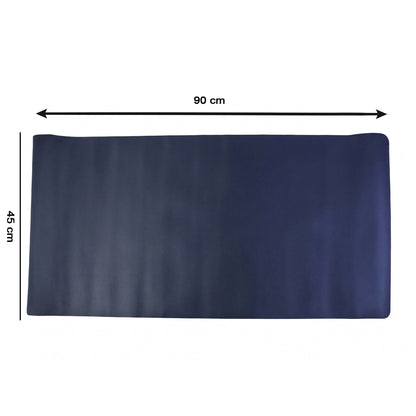 Premium Leather Finish Large Desk Mat Mouse Pad (1 Pc, 90x45 Cm)